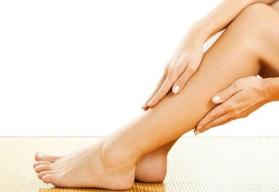 weight in the leg with varicose veins